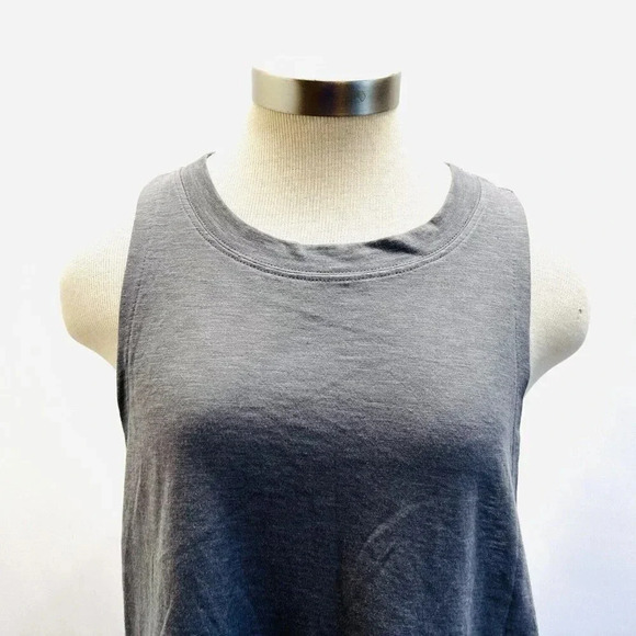 NWT SO GOODS FOR LIFE Juniors Sleeveless Pullover High Neck Gray Muscle Shirt 2X - Picture 2 of 10
